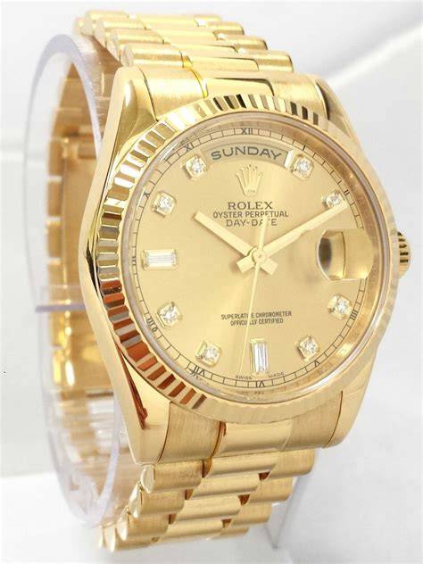 rolex day date diamond bracelet|rolex day date watch price.